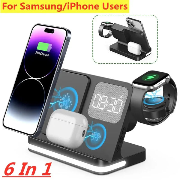 6 In 1 Wireless Charger Stand