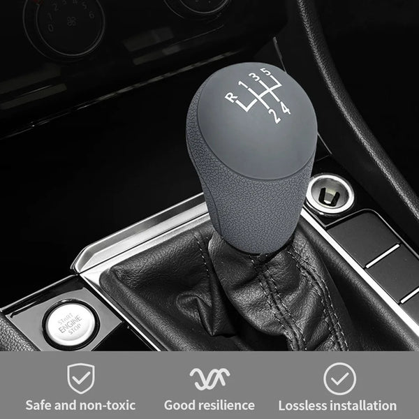 Car Manual Auto Silicone Gear Shift Knob Cover