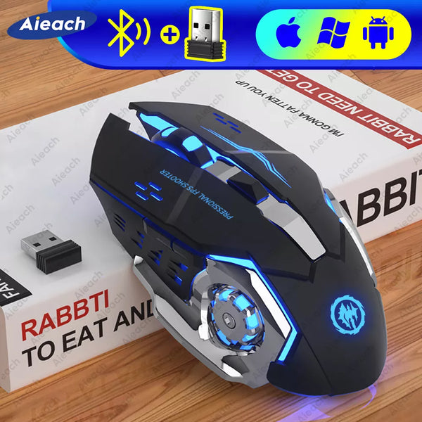 Wireless Mouse Gaming Computer Silent Bluetooth Mouse