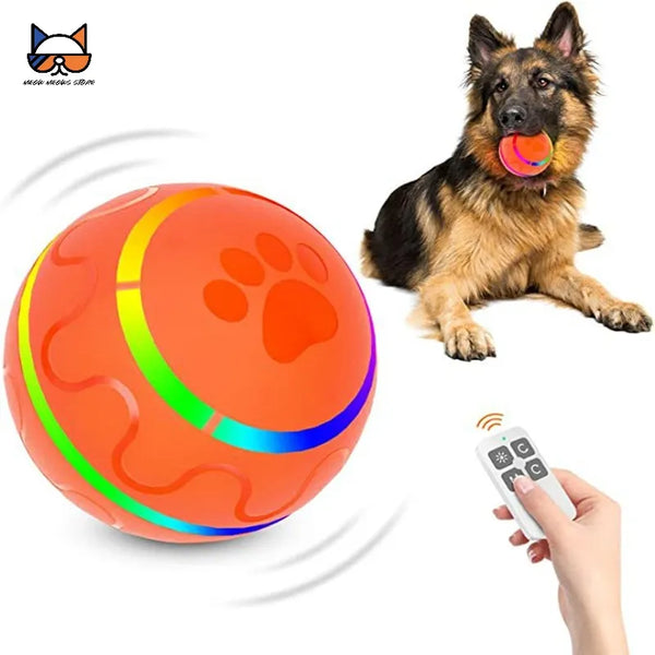 Smart Interactive Pet Ball Remote Control Flashing Rolling Jumping