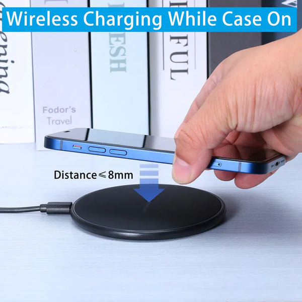 Fast Wireless Charger For iPhone Samsung Xiaomi Huawei